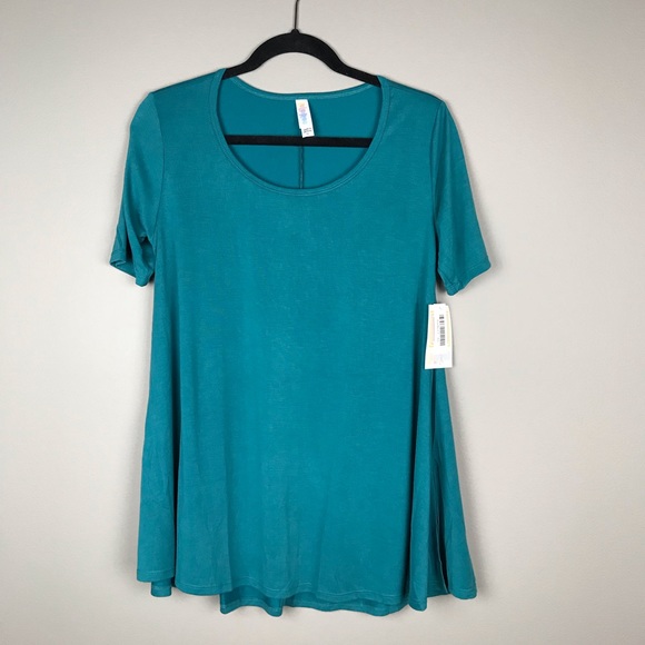 LuLaRoe Tops - LuLaRoe teal green Perfect T size XS